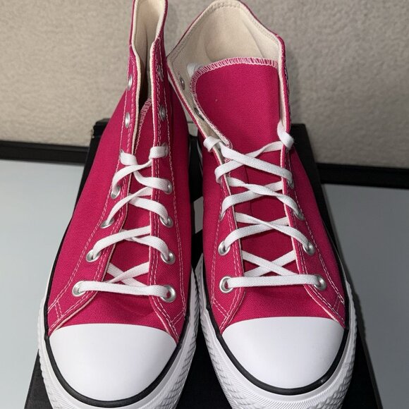 Converse Chuck Taylor All Star Lift Hi Platform A08288F Cerise Pink Women Sz 11 - Picture 3 of 11